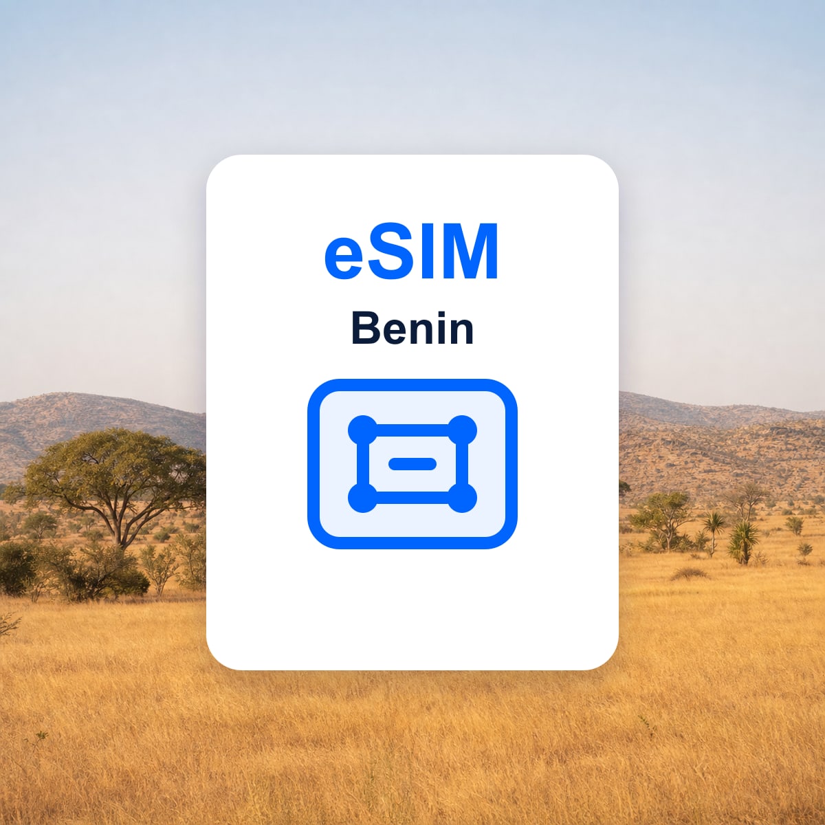 बेनिन यात्रा eSIM की प्रतिनिधि तस्वीर