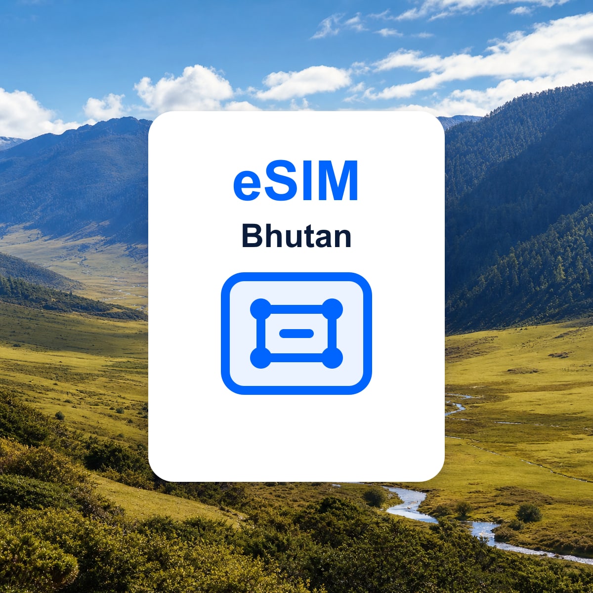 भूटान यात्रा eSIM की प्रतिनिधि तस्वीर