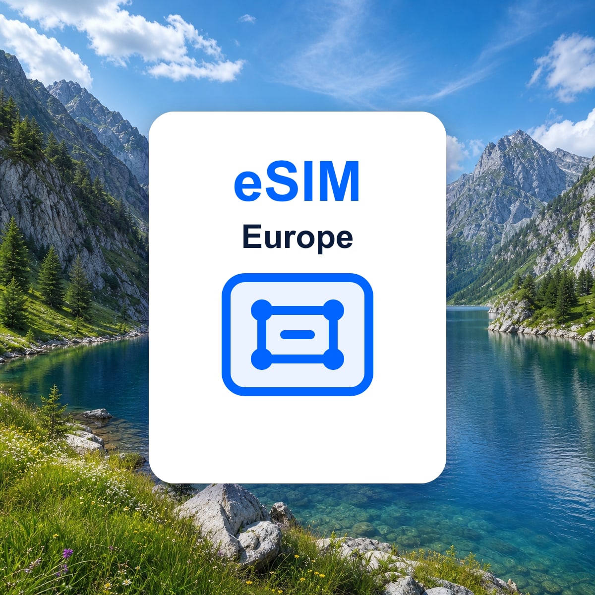 Europe यात्रा eSIM की प्रतिनिधि तस्वीर