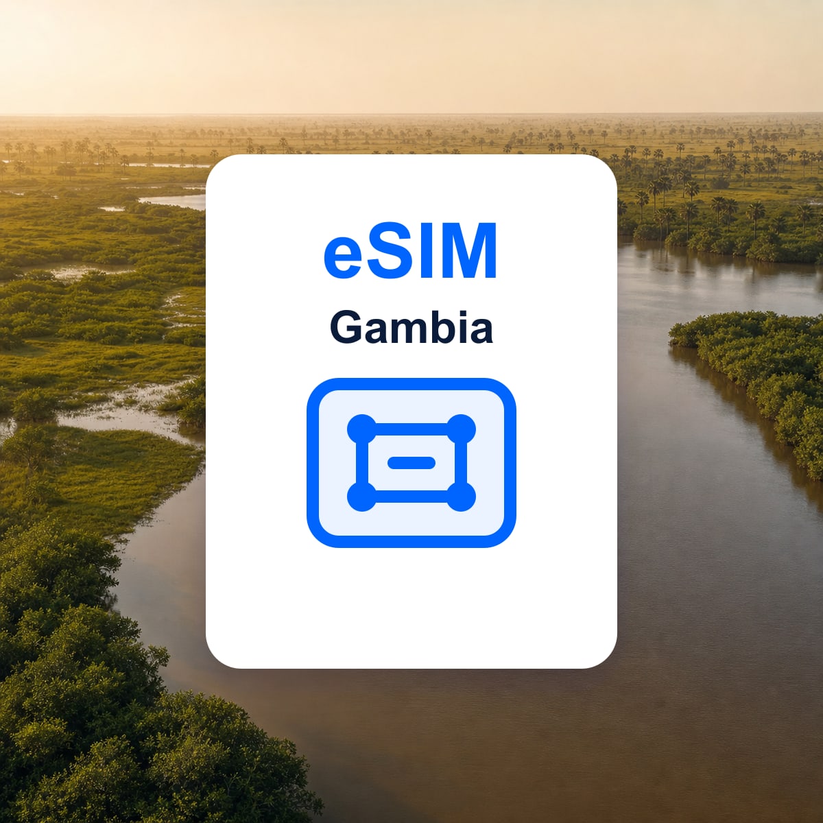 गाम्बिया यात्रा eSIM की प्रतिनिधि तस्वीर