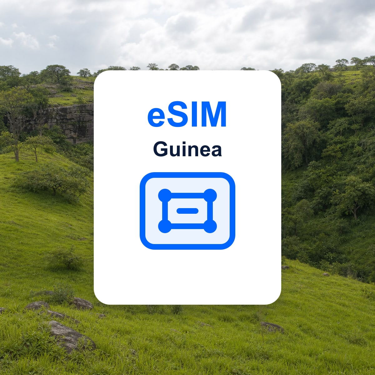 गिनी यात्रा eSIM की प्रतिनिधि तस्वीर