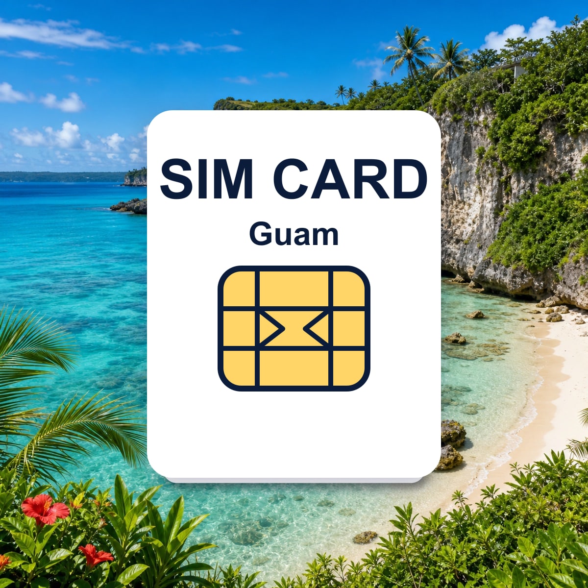 गुआम यात्रा SIM card की प्रतिनिधि तस्वीर