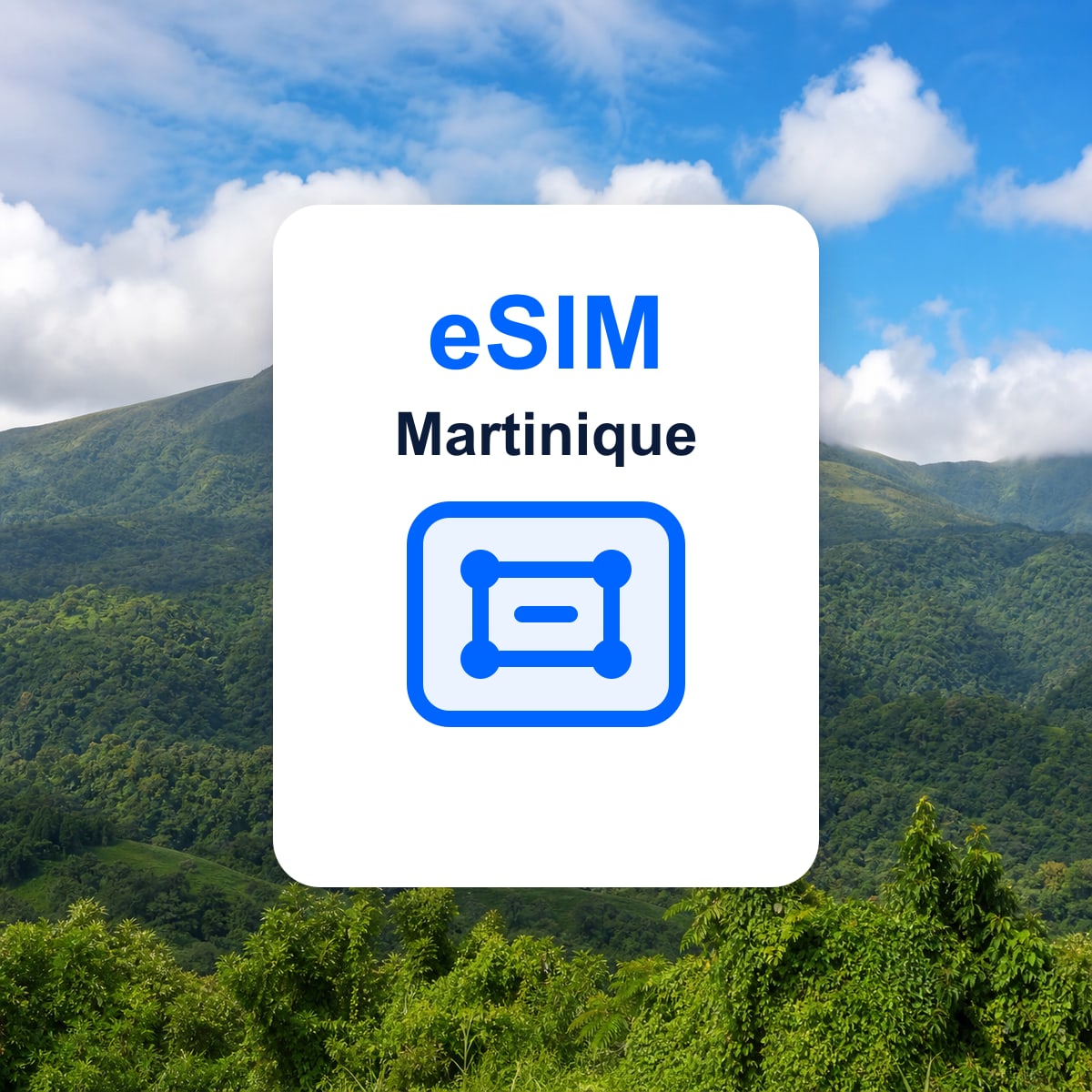 マルティニーク旅行用eSIMの代表画像