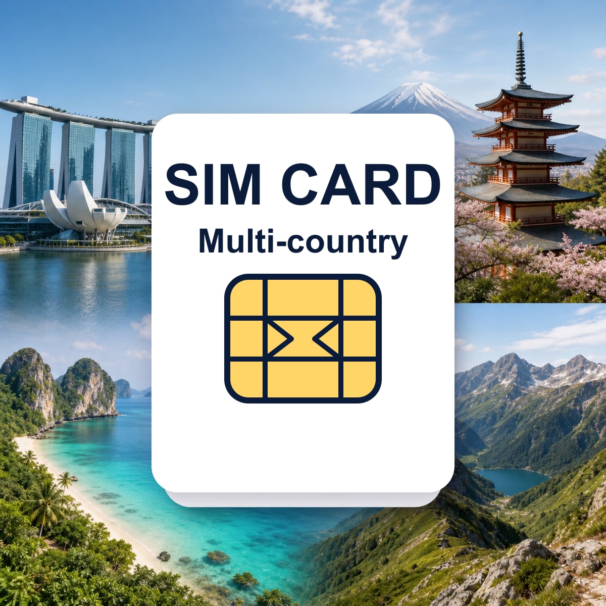 Multi-country यात्रा SIM card की प्रतिनिधि तस्वीर