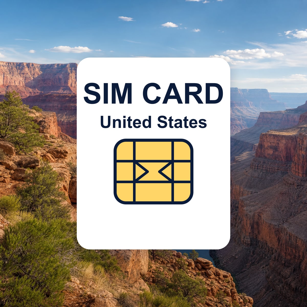 संयुक्त राज्य यात्रा SIM card की प्रतिनिधि तस्वीर